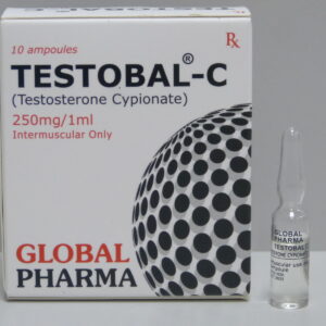 Testoterone Cypionate 250mg 10x1ml Global Pharma steryd w zastrzyku