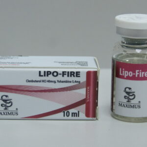 Lipo-Fire Clenbuterol 40mcg, Yohambine 5.4mg 10ml Maximus data 10/2024